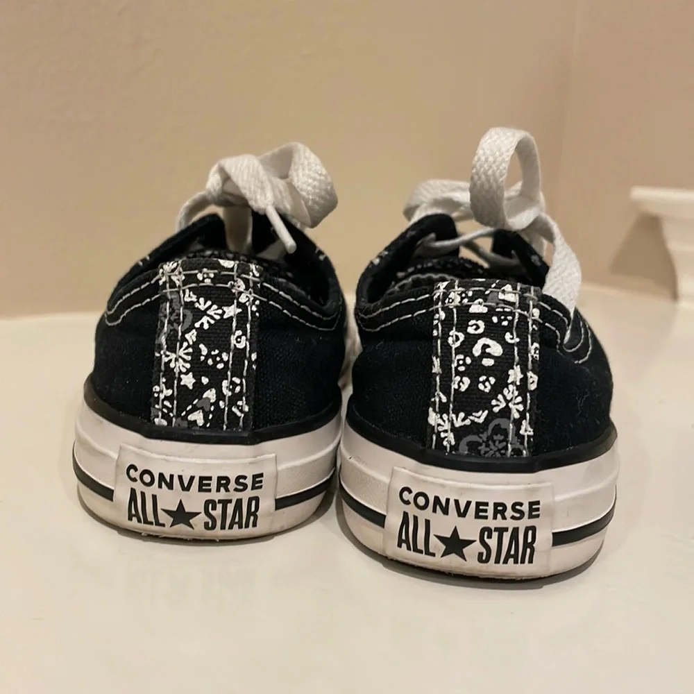 COPY - Converse Kids Chuck Taylor All Star Double Tongue Ox Big Girl's Shoes sz…